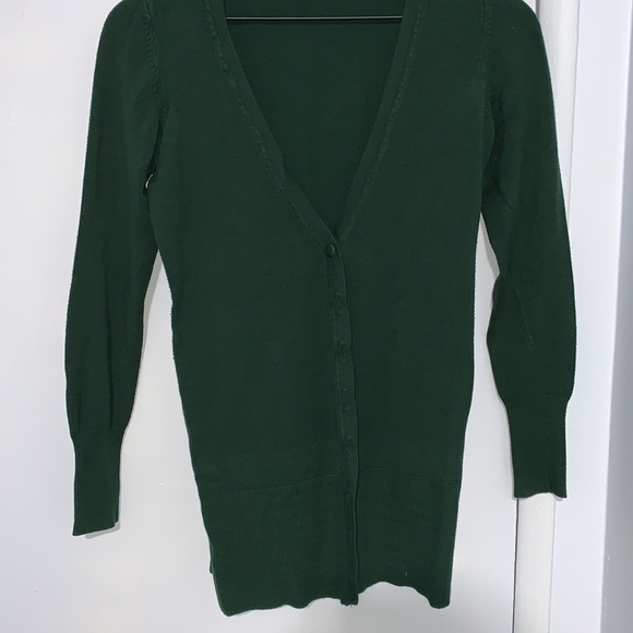 Forest green cardigan - Picture 5 of 13